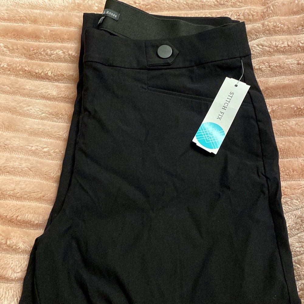 VIOLETS & ROSES Tabitha Mid Rise Bootcut Pant - Size 10 - Picture 8 of 8